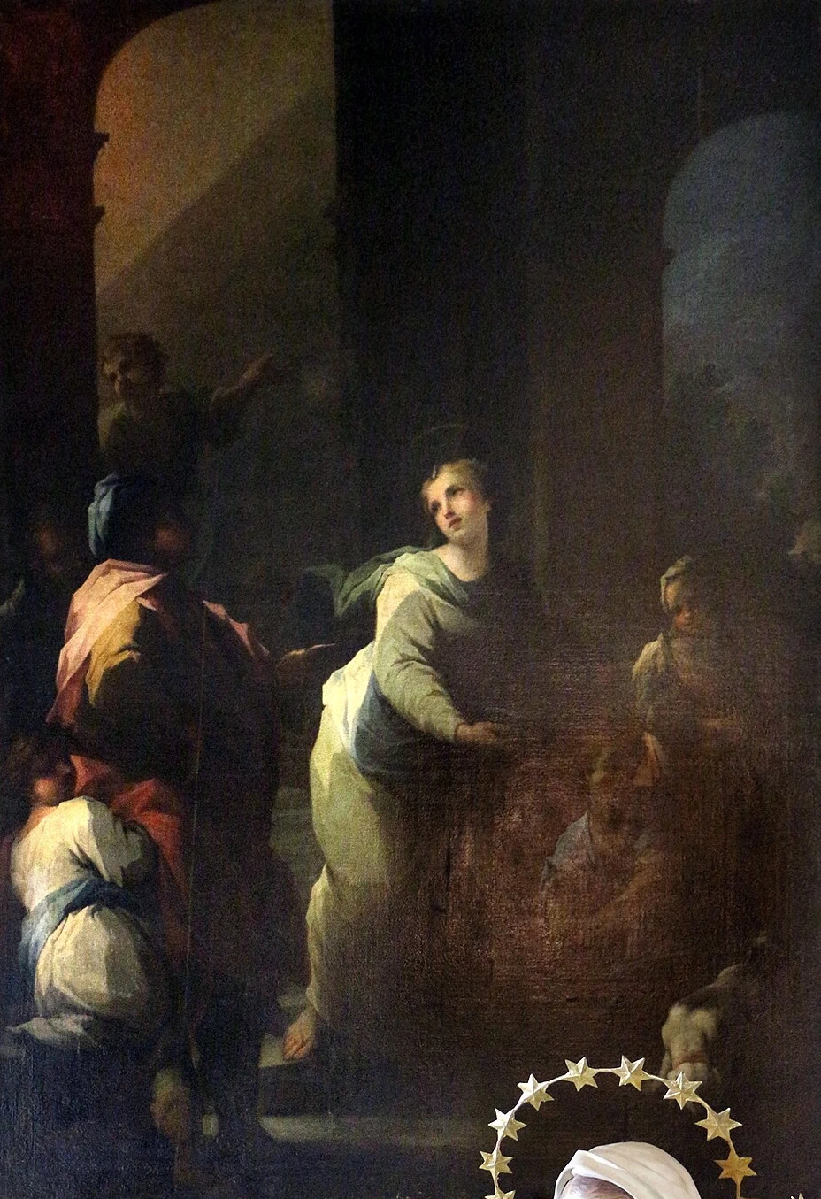 Episodi della vita di Santa Verdiana. Distribuzione delle elemosine - Collegiata dei Santi Lorenzo e Leonardo